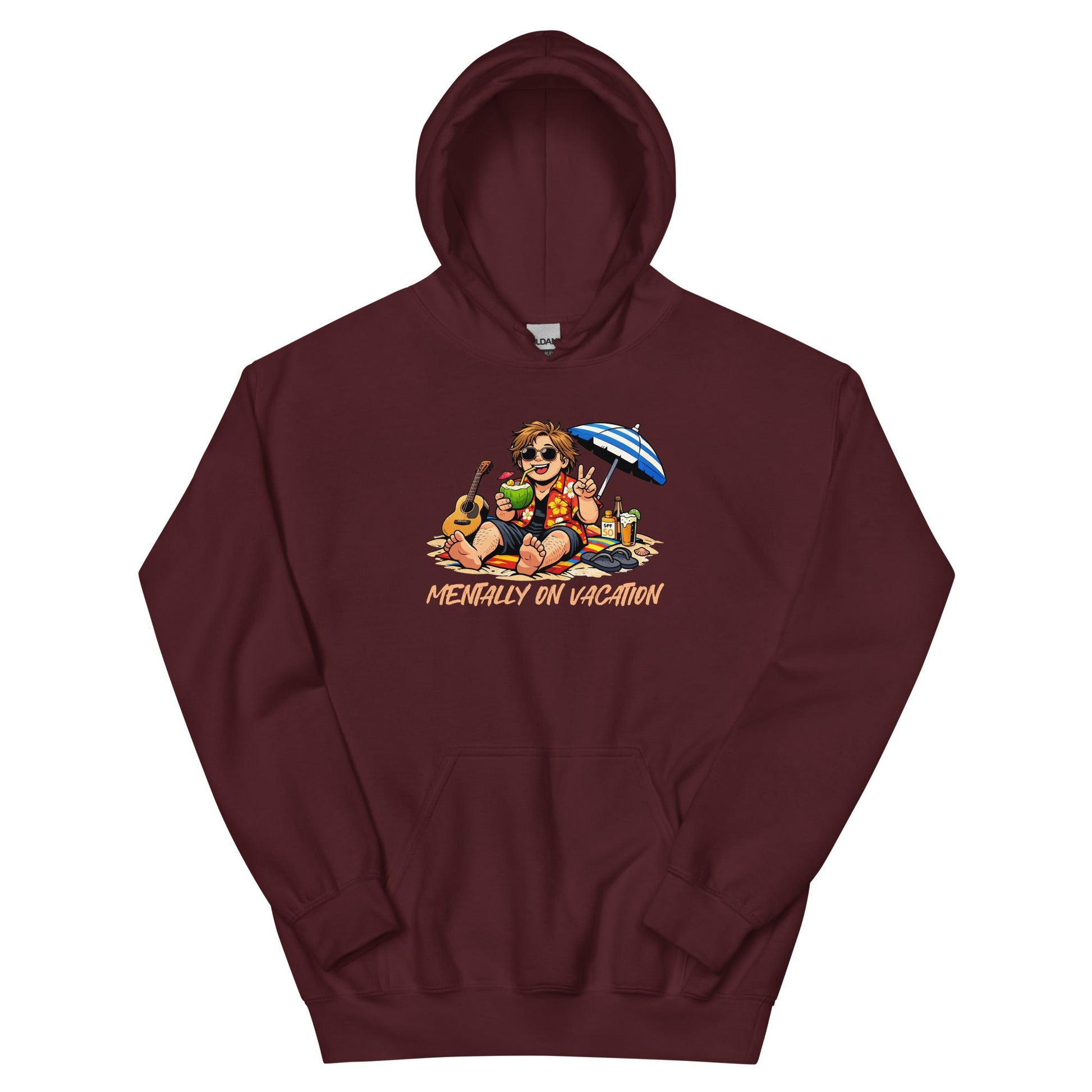 Lewis Capaldi Unisex Hoodie - Mentally On Vacation - Funny Quotes alcyone213k