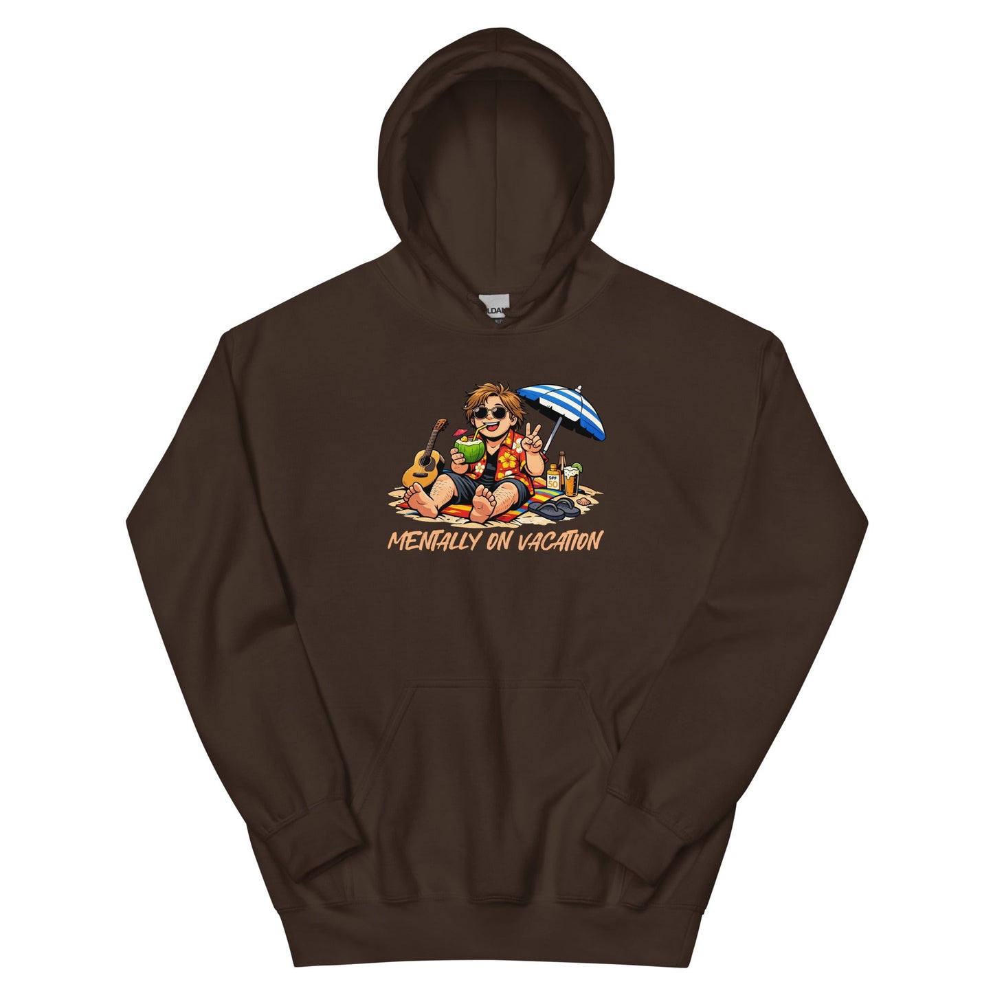 Lewis Capaldi Unisex Hoodie - Mentally On Vacation - Funny Quotes alcyone213k