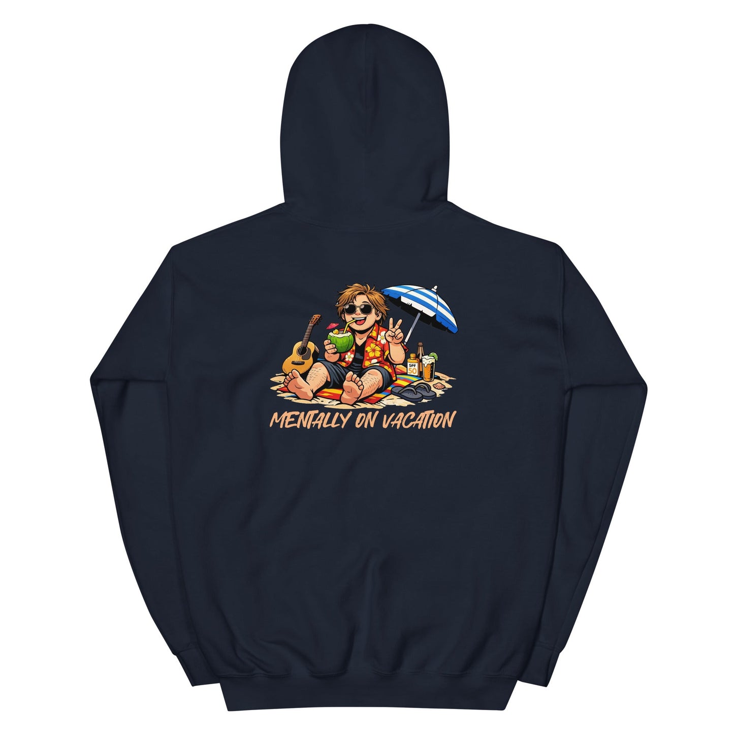 Lewis Capaldi Unisex Hoodie - Mentally On Vacation - Funny Quotes alcyone213k