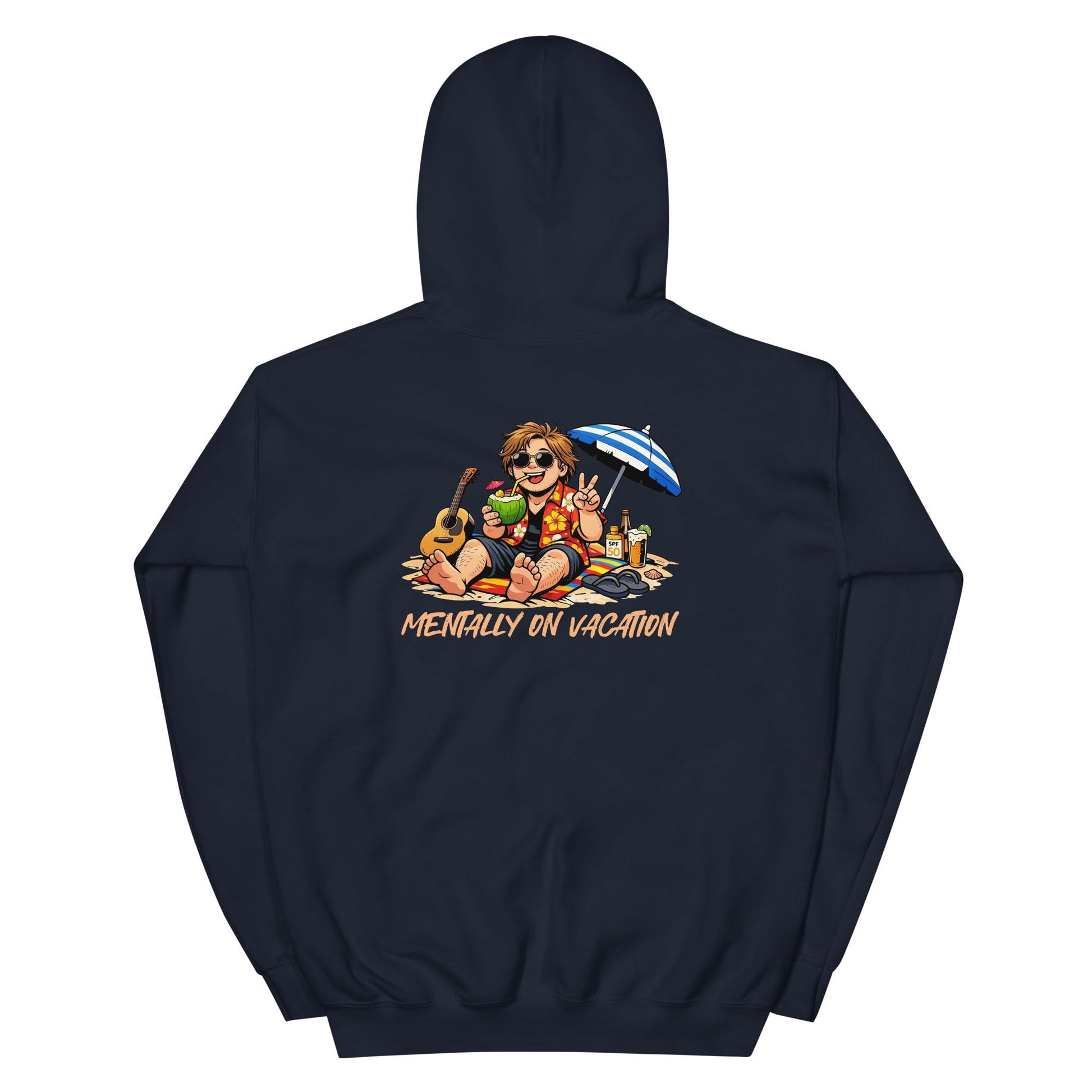 Lewis Capaldi Unisex Hoodie - Mentally On Vacation - Funny Quotes alcyone213k