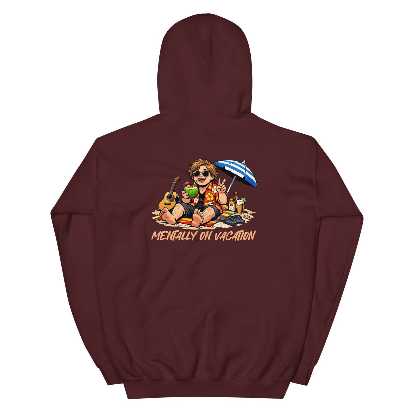 Lewis Capaldi Unisex Hoodie - Mentally On Vacation - Funny Quotes alcyone213k