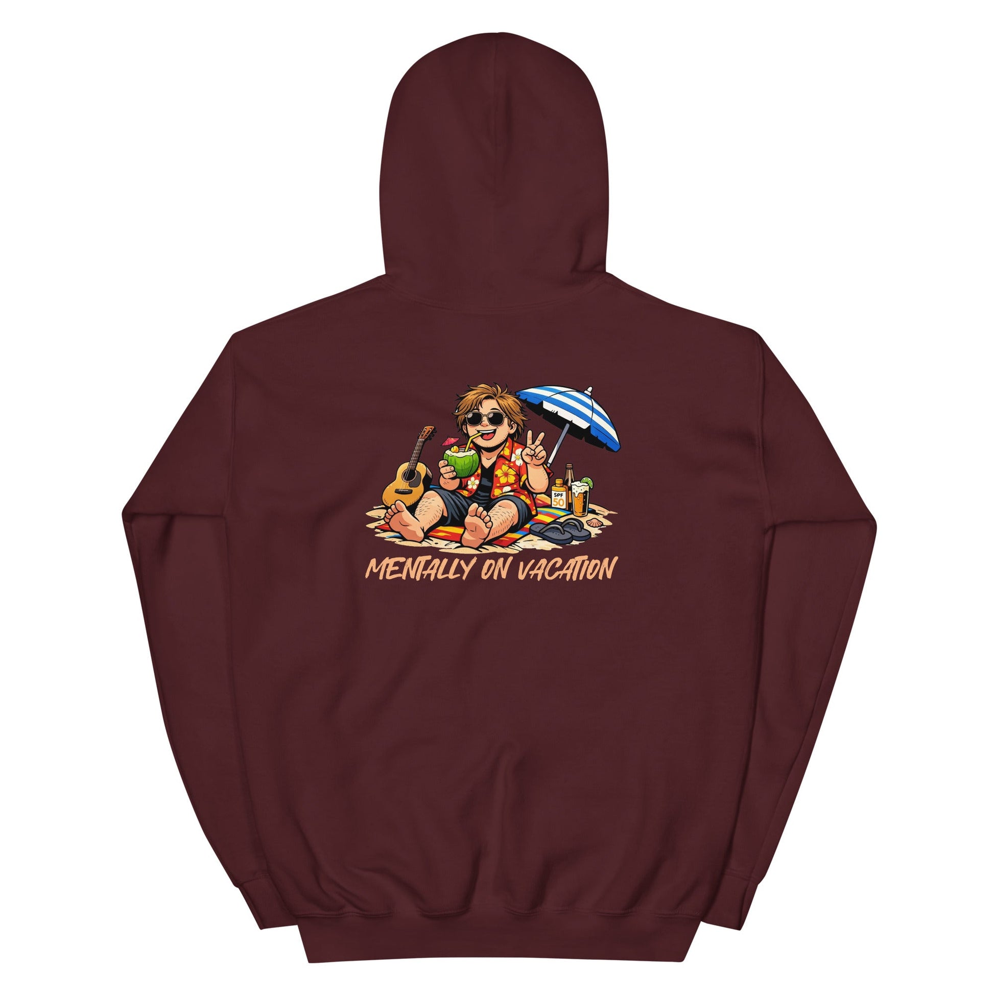Lewis Capaldi Unisex Hoodie - Mentally On Vacation - Funny Quotes alcyone213k