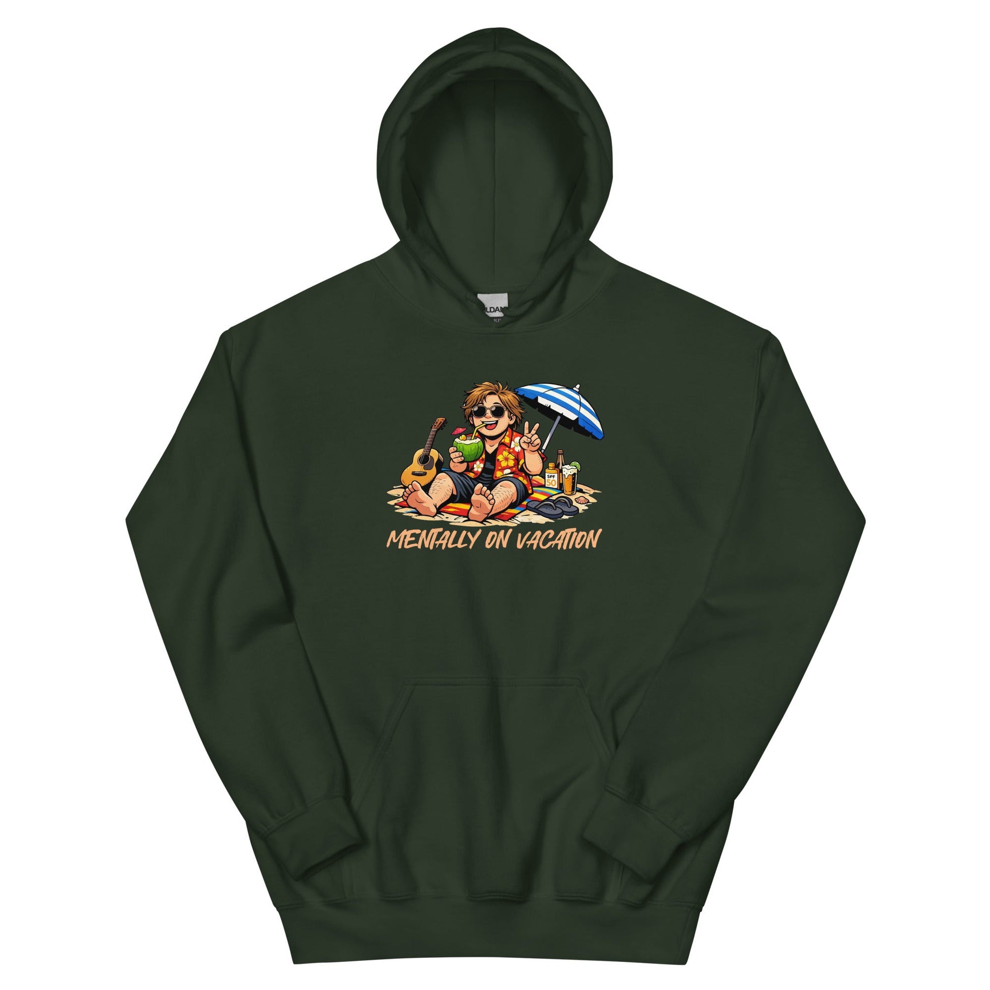 Lewis Capaldi Unisex Hoodie - Mentally On Vacation - Funny Quotes alcyone213k
