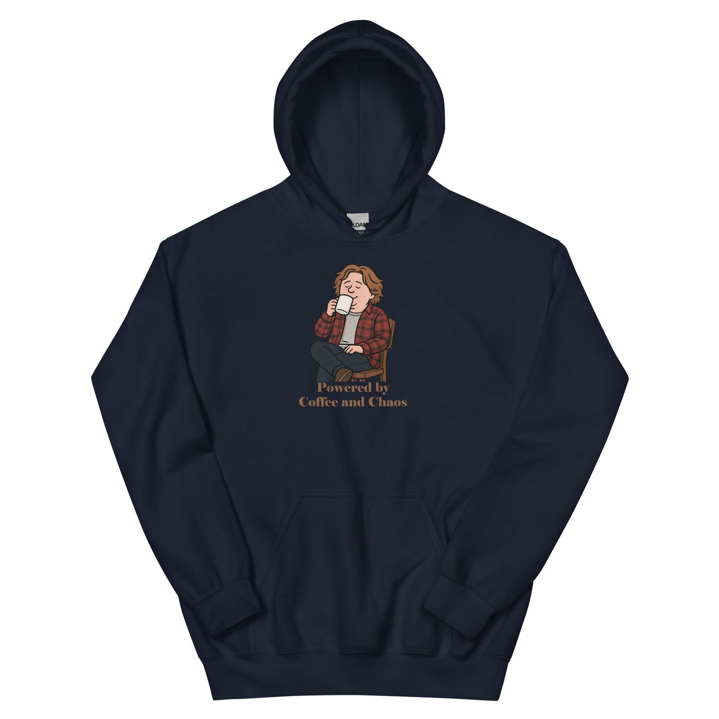 Lewis Capaldi Unisex Hoodie - Powered By Coffee And Chaos - Funny Quotes alcyone213k