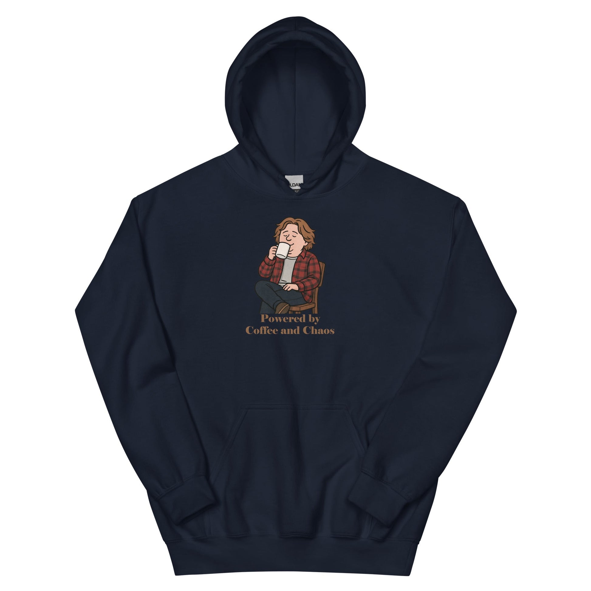 Lewis Capaldi Unisex Hoodie - Powered By Coffee And Chaos - Funny Quotes alcyone213k