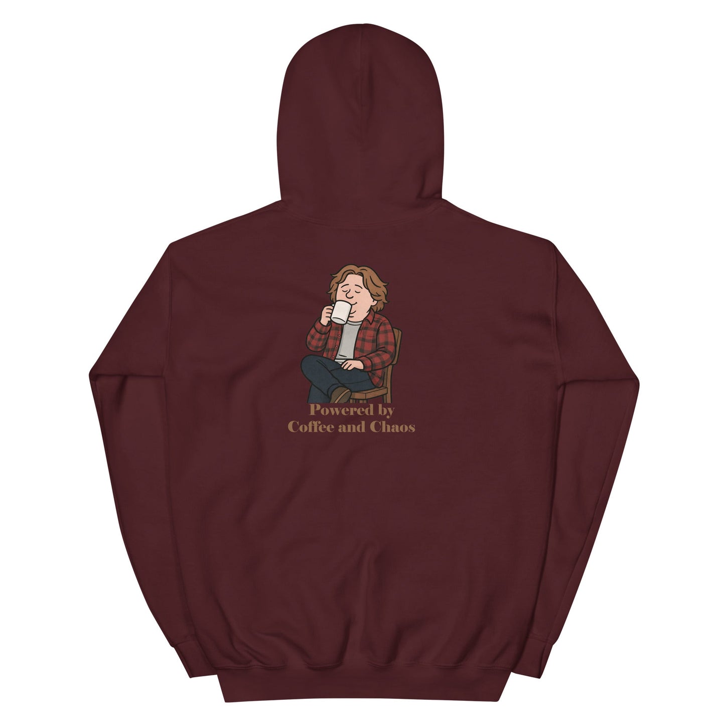 Lewis Capaldi Unisex Hoodie - Powered By Coffee And Chaos - Funny Quotes alcyone213k