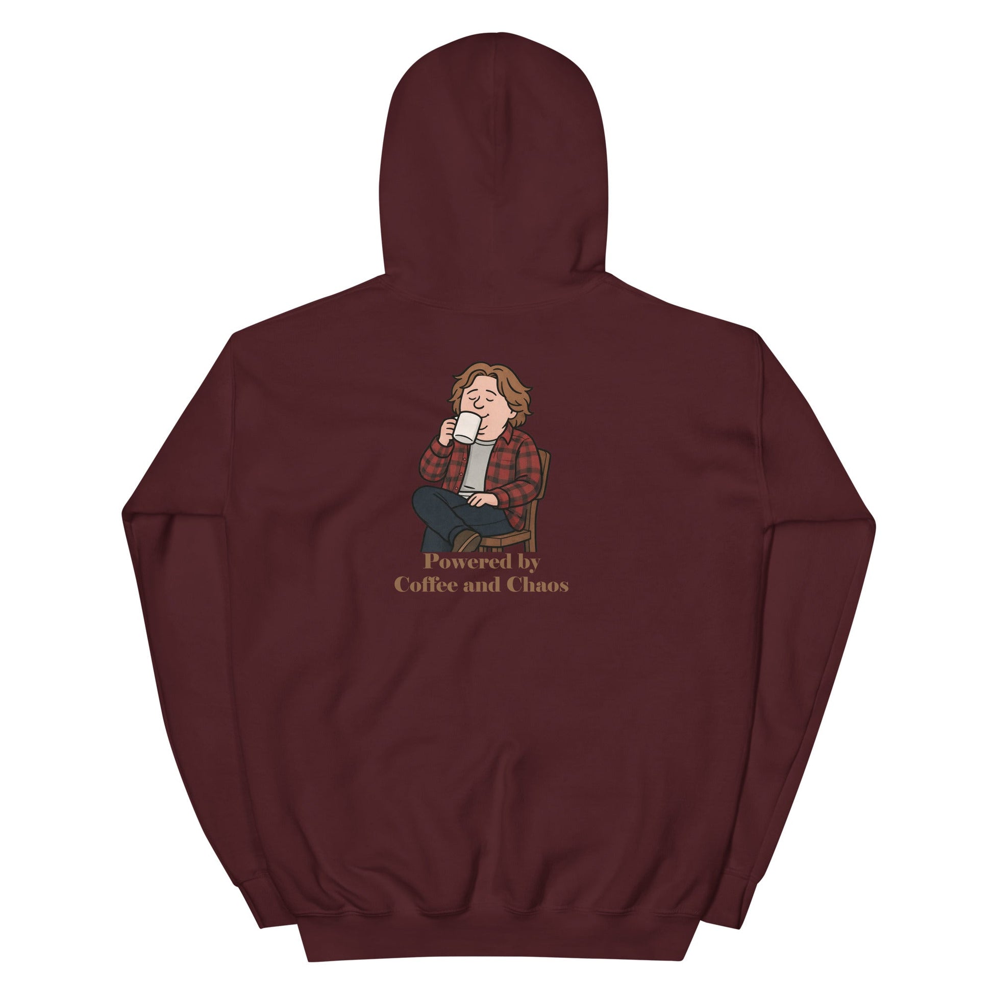 Lewis Capaldi Unisex Hoodie - Powered By Coffee And Chaos - Funny Quotes alcyone213k