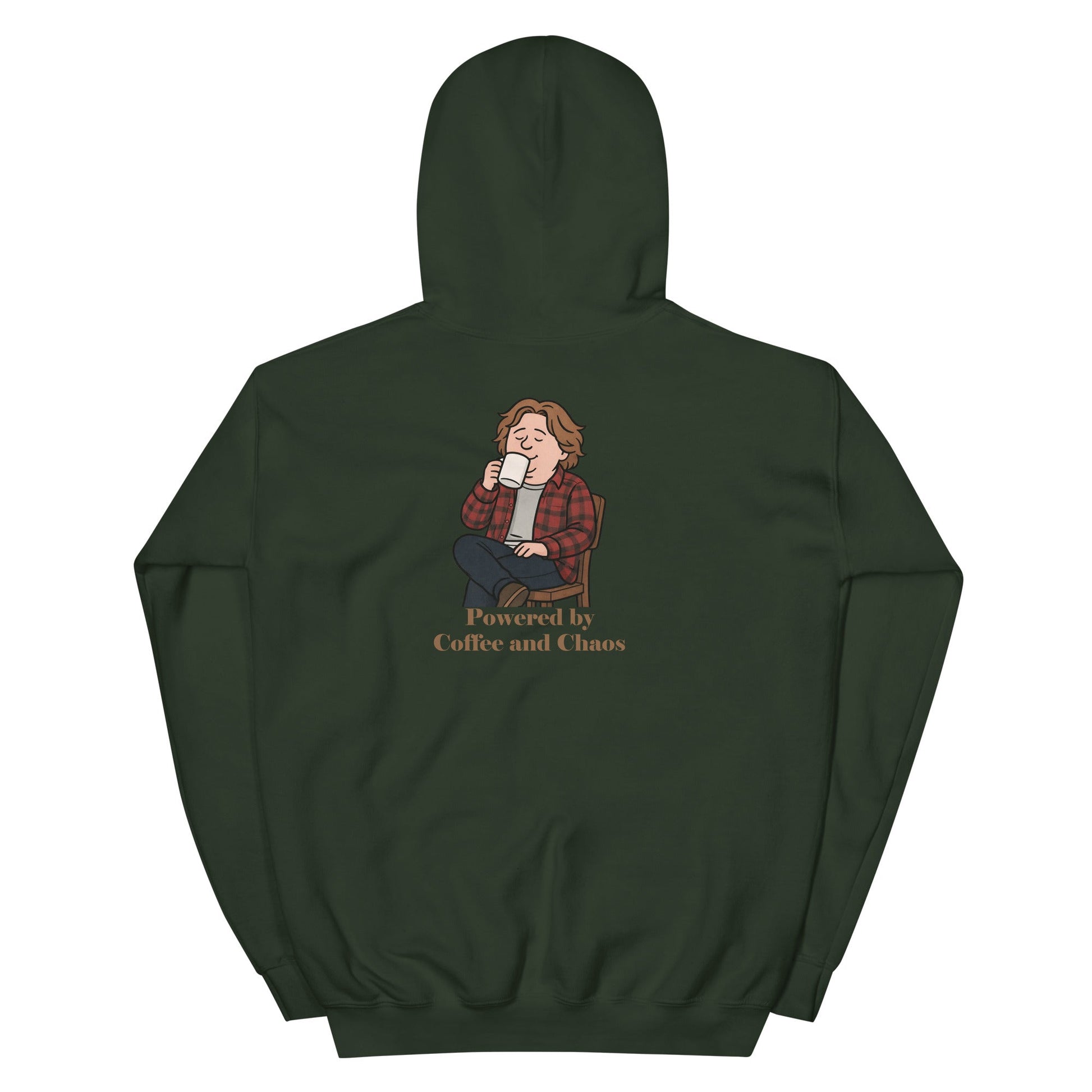 Lewis Capaldi Unisex Hoodie - Powered By Coffee And Chaos - Funny Quotes alcyone213k