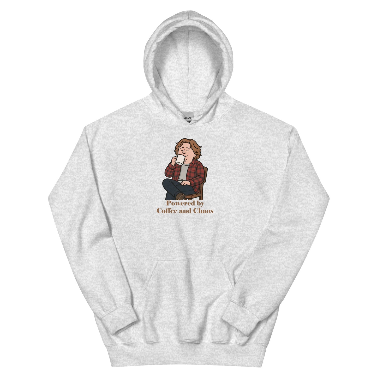 Lewis Capaldi Unisex Hoodie - Powered By Coffee And Chaos - Funny Quotes alcyone213k