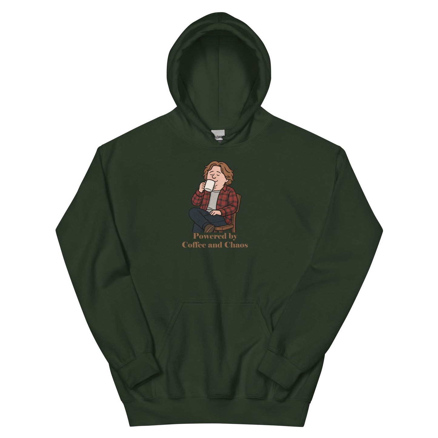 Lewis Capaldi Unisex Hoodie - Powered By Coffee And Chaos - Funny Quotes alcyone213k