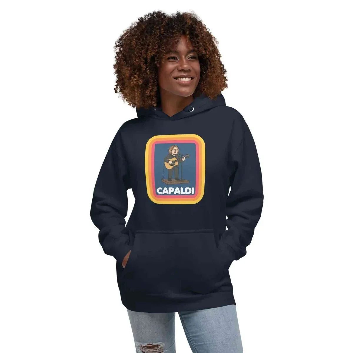 Lewis Capaldi Unisex Hoodie - Premium Cotton Blend with Fun 'Capaldi On A Aldi' Graphic Merch alcyone213k
