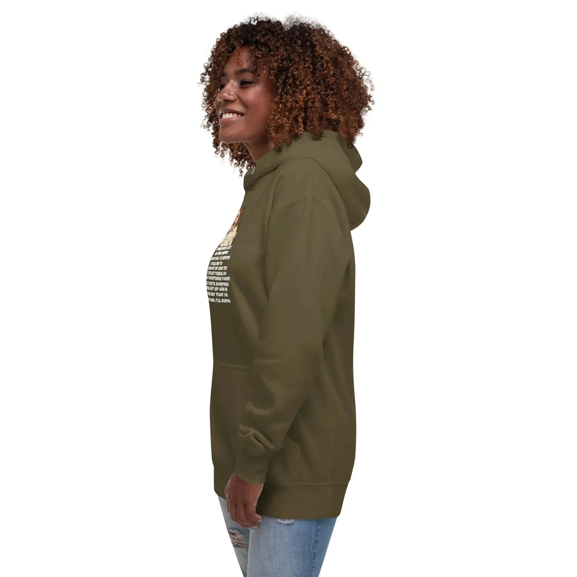 Lewis Capaldi Unisex Hoodie - Survive Lyrics | Cotton-Polyester Blend alcyone213k