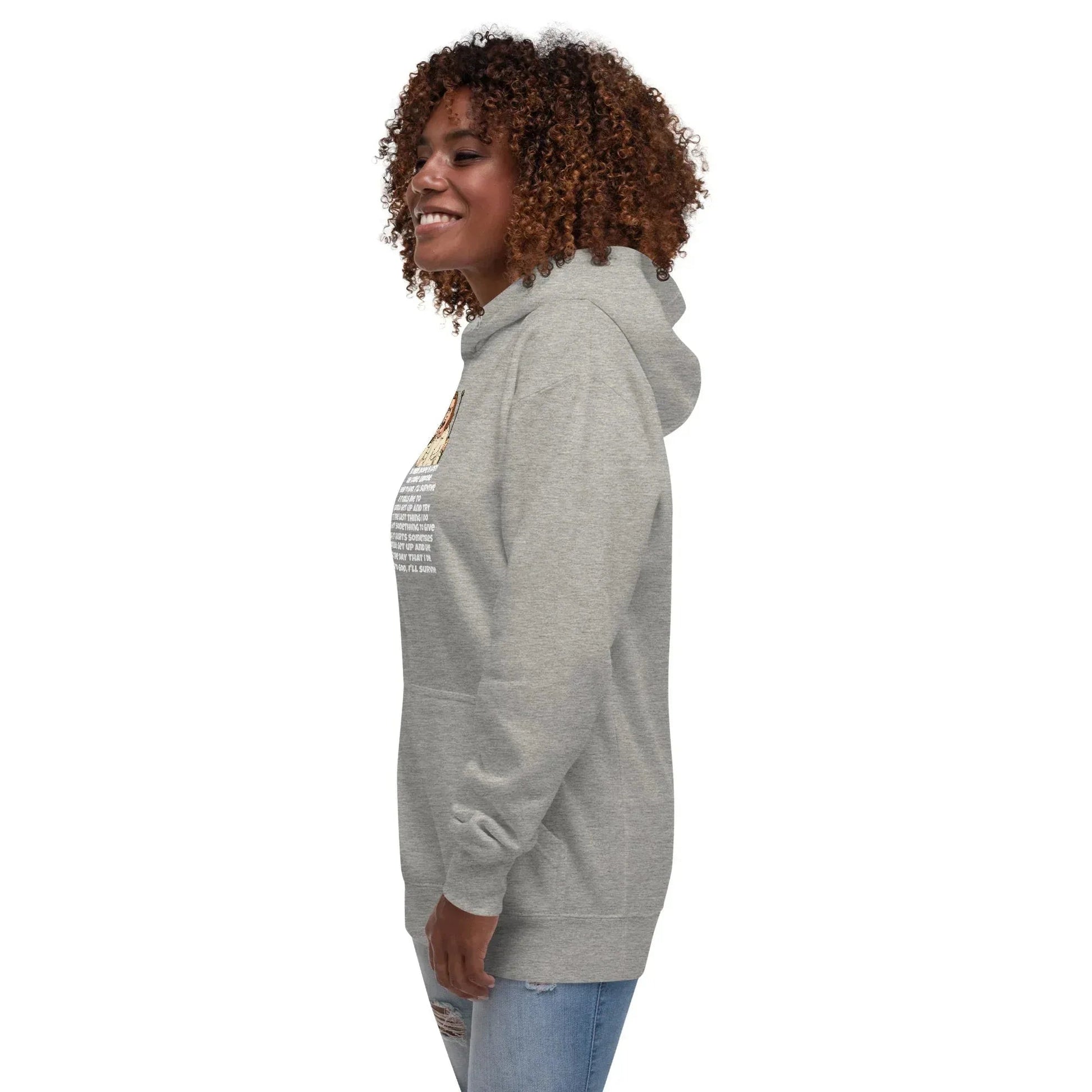 Lewis Capaldi Unisex Hoodie - Survive Lyrics | Cotton-Polyester Blend alcyone213k
