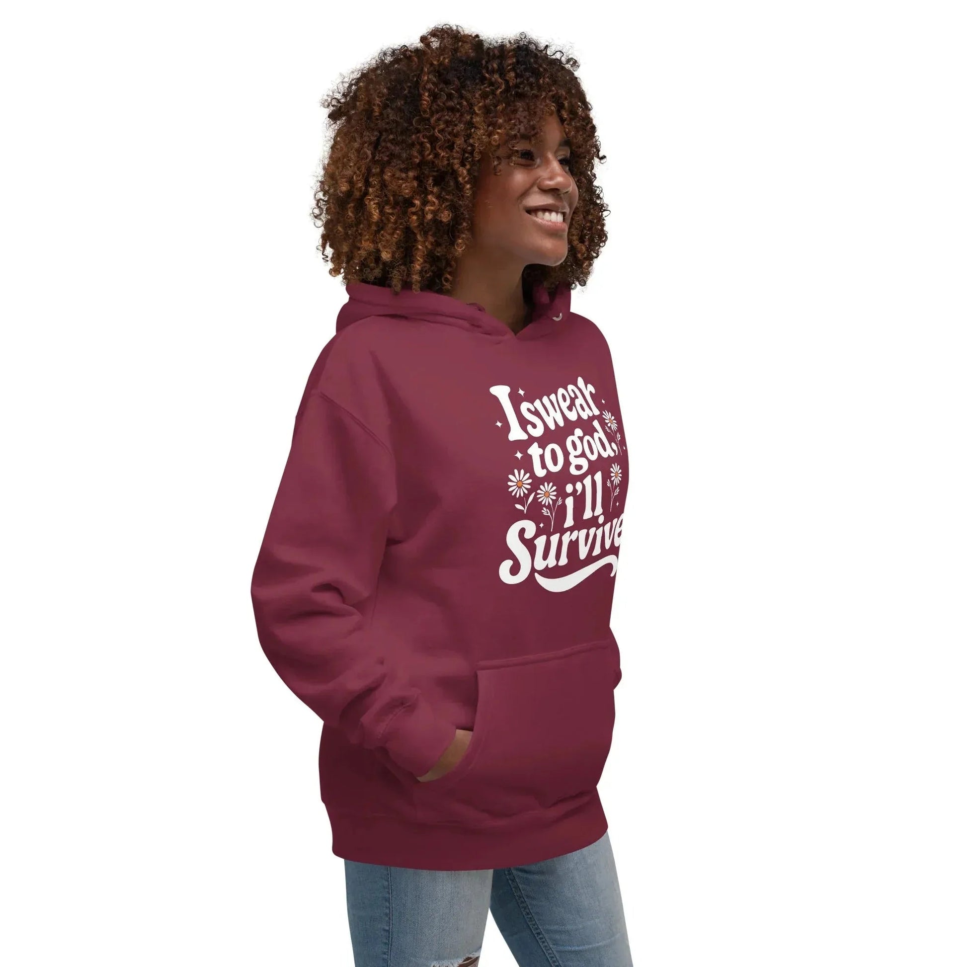 Lewis Capaldi Unisex Hoodie - "Survive" Lyrics | Cotton Blend Concert Apparel alcyone213k