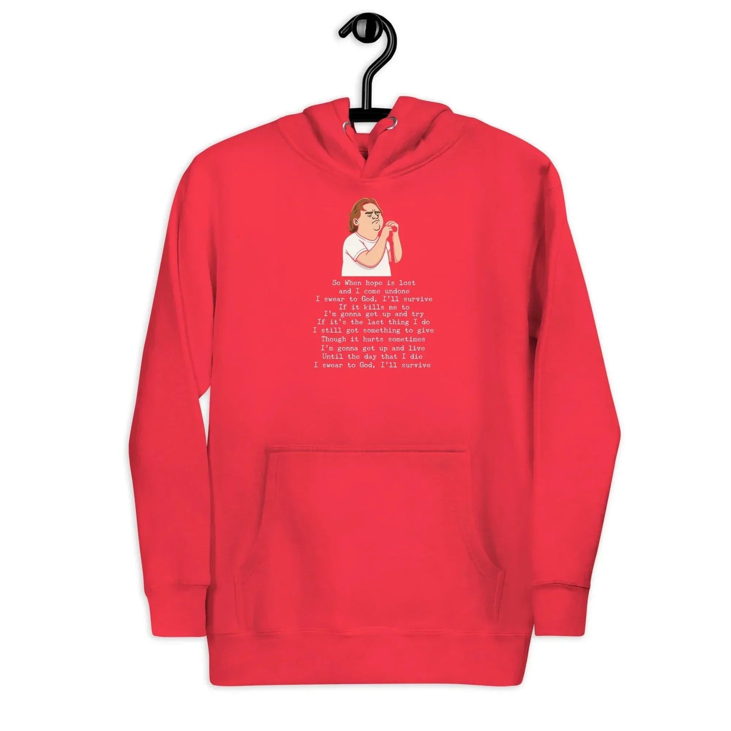Lewis Capaldi Unisex Hoodie - "Survive" Lyrics Design alcyone213k