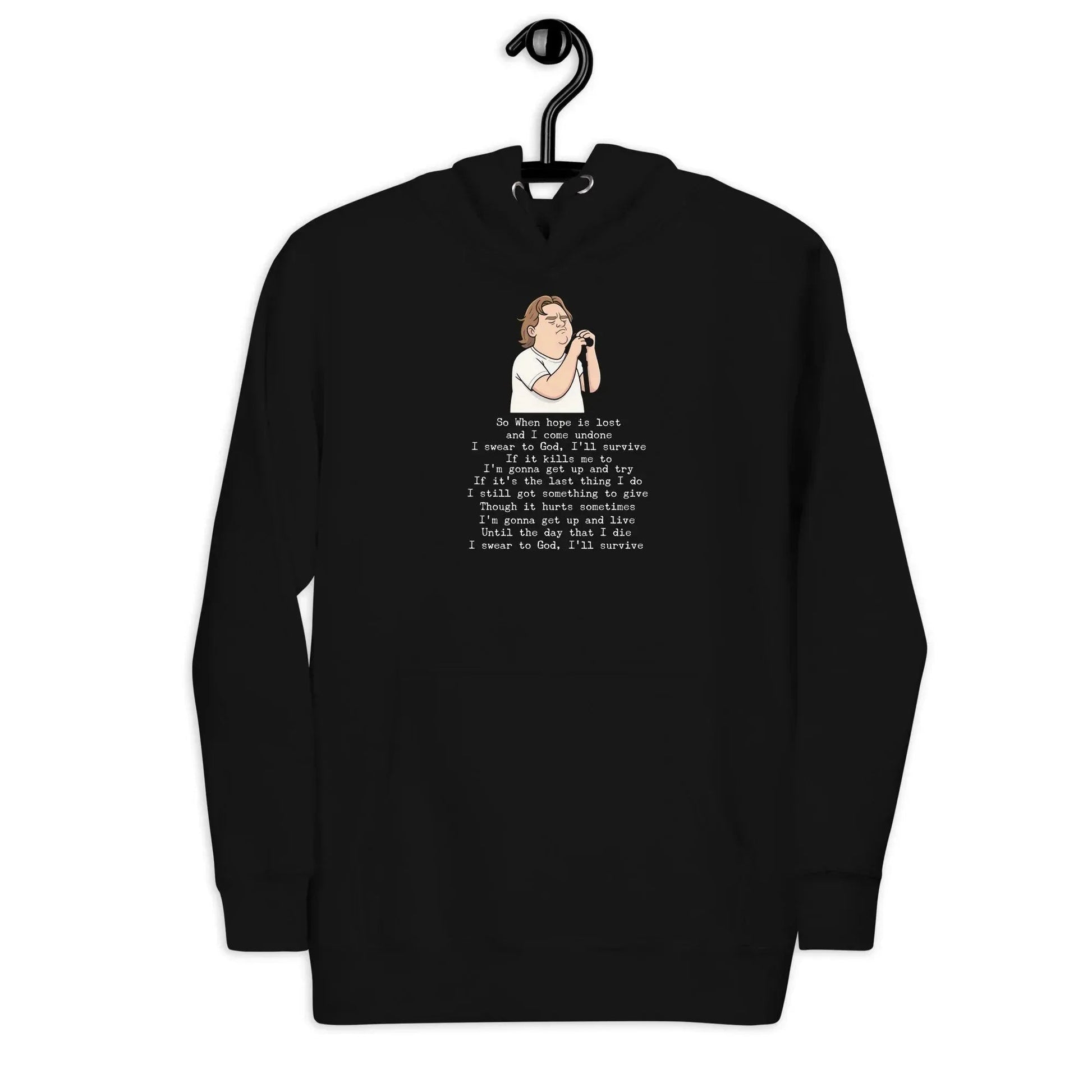Lewis Capaldi Unisex Hoodie - "Survive" Lyrics Design alcyone213k