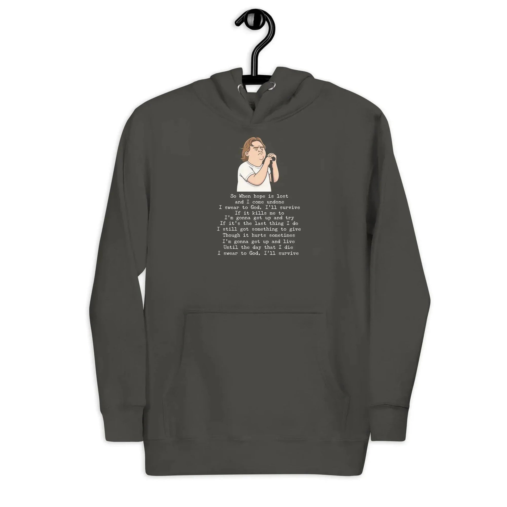 Lewis Capaldi Unisex Hoodie - "Survive" Lyrics Design alcyone213k