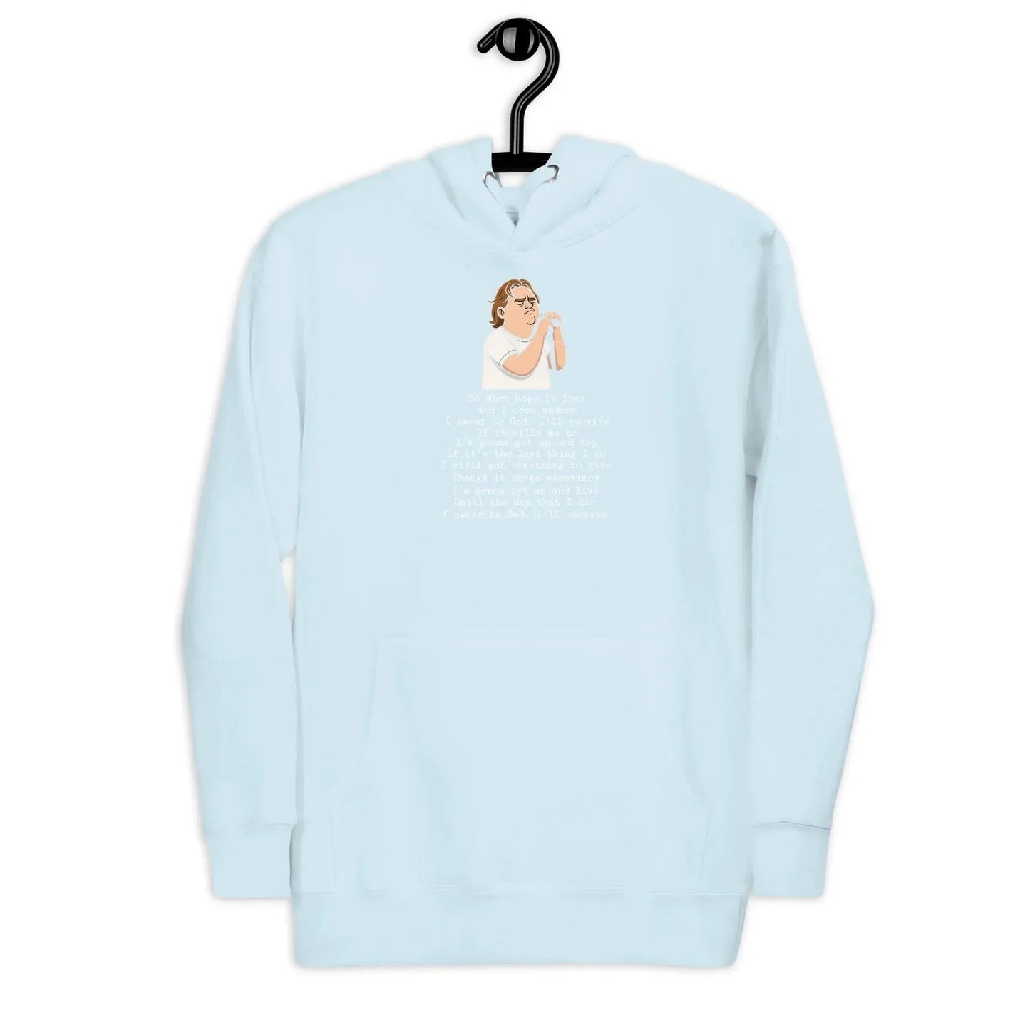 Lewis Capaldi Unisex Hoodie - "Survive" Lyrics Design alcyone213k