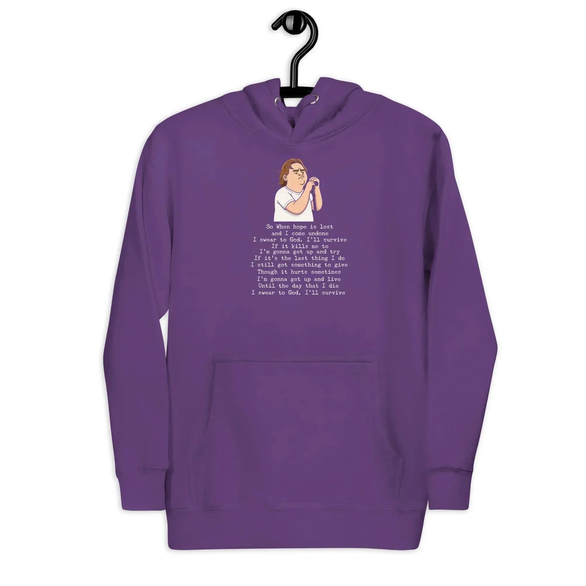 Lewis Capaldi Unisex Hoodie - "Survive" Lyrics Design alcyone213k