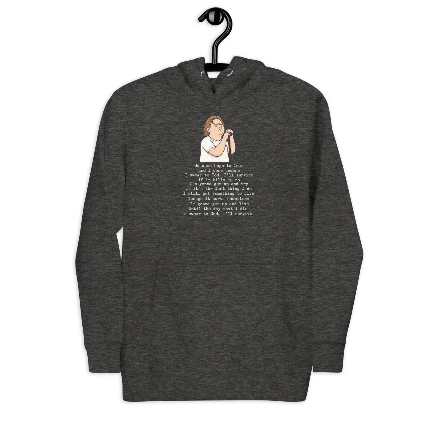 Lewis Capaldi Unisex Hoodie - "Survive" Lyrics Design alcyone213k
