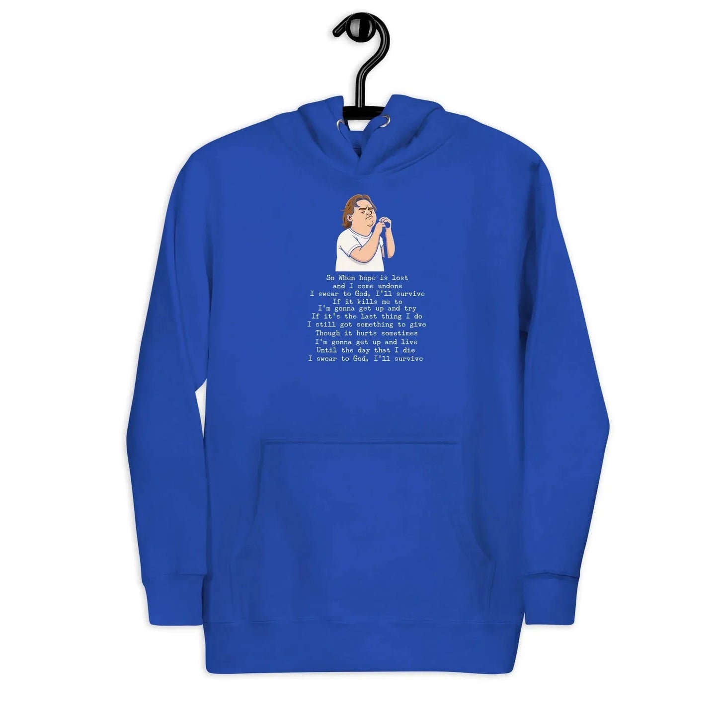 Lewis Capaldi Unisex Hoodie - "Survive" Lyrics Design alcyone213k