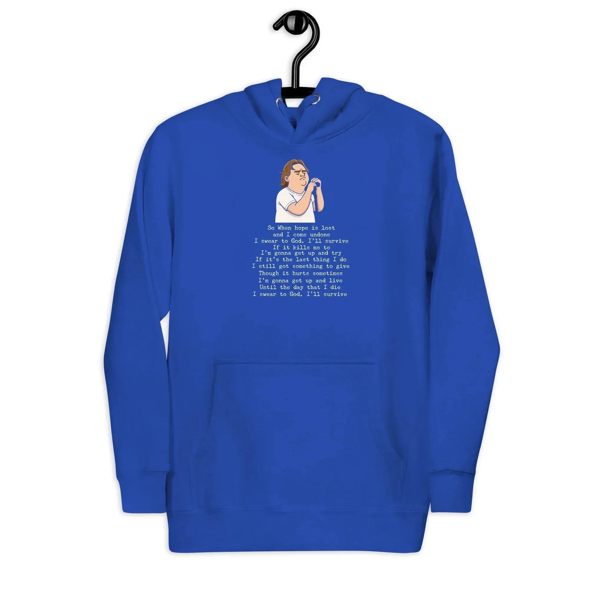 Lewis Capaldi Unisex Hoodie - "Survive" Lyrics Design alcyone213k