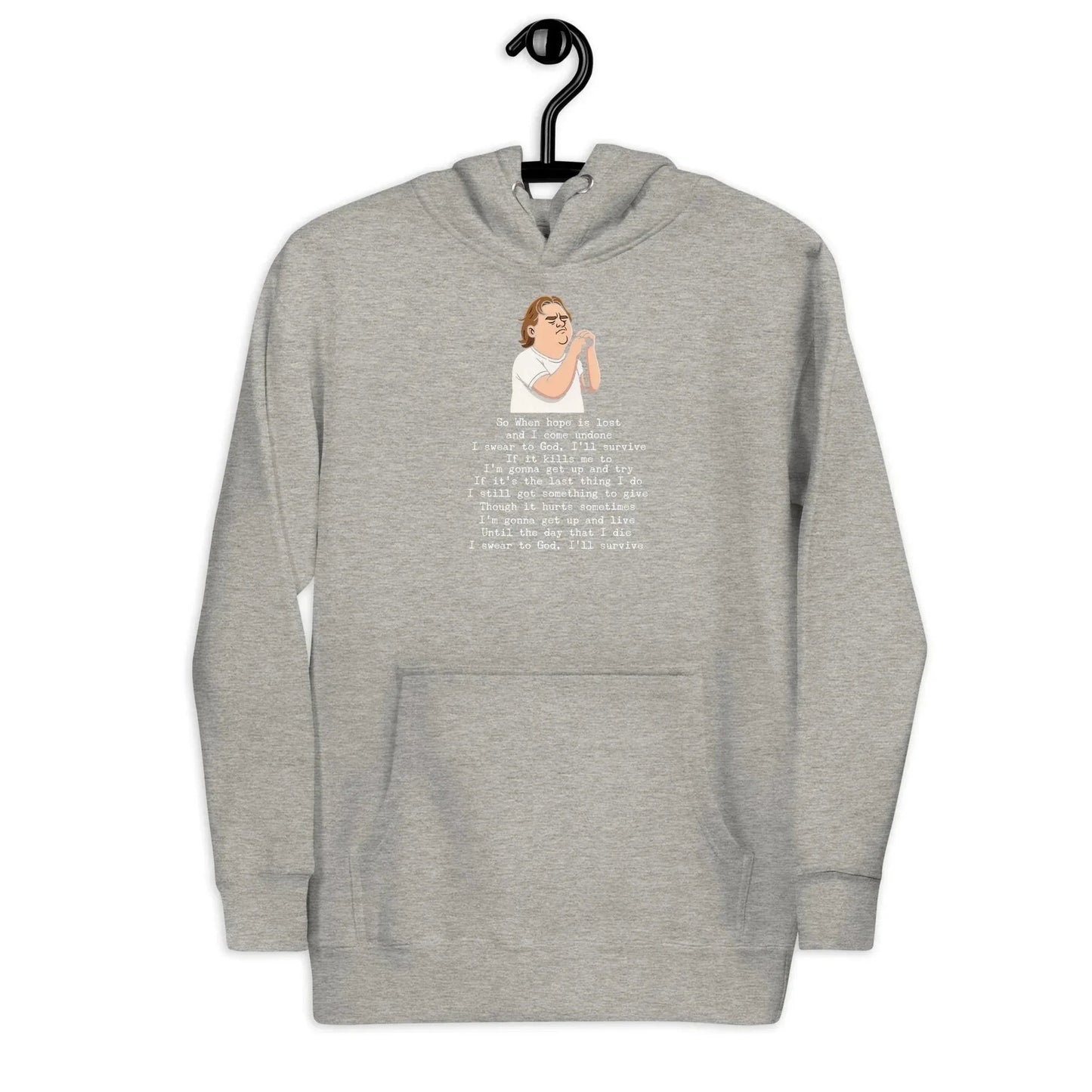 Lewis Capaldi Unisex Hoodie - "Survive" Lyrics Design alcyone213k