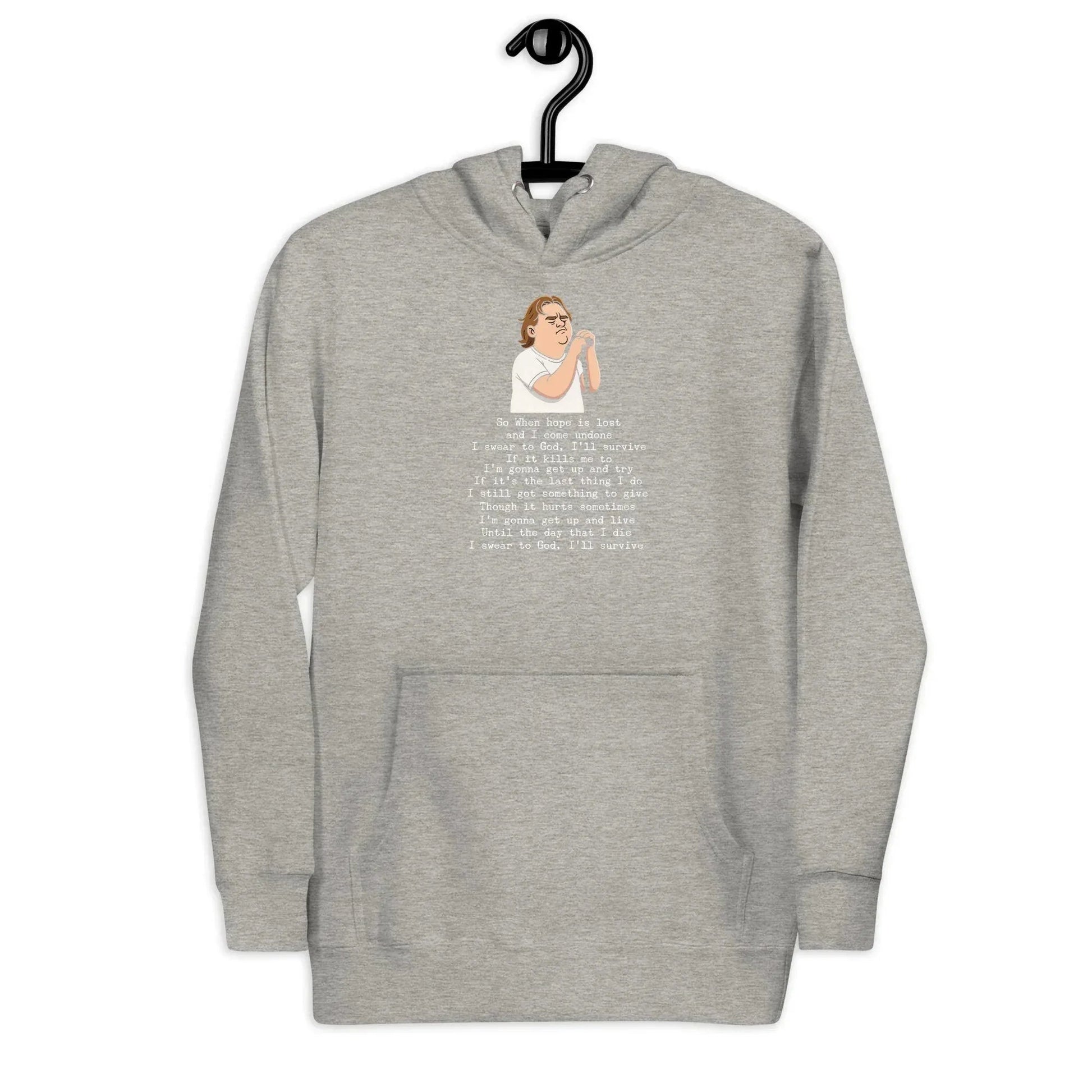 Lewis Capaldi Unisex Hoodie - "Survive" Lyrics Design alcyone213k