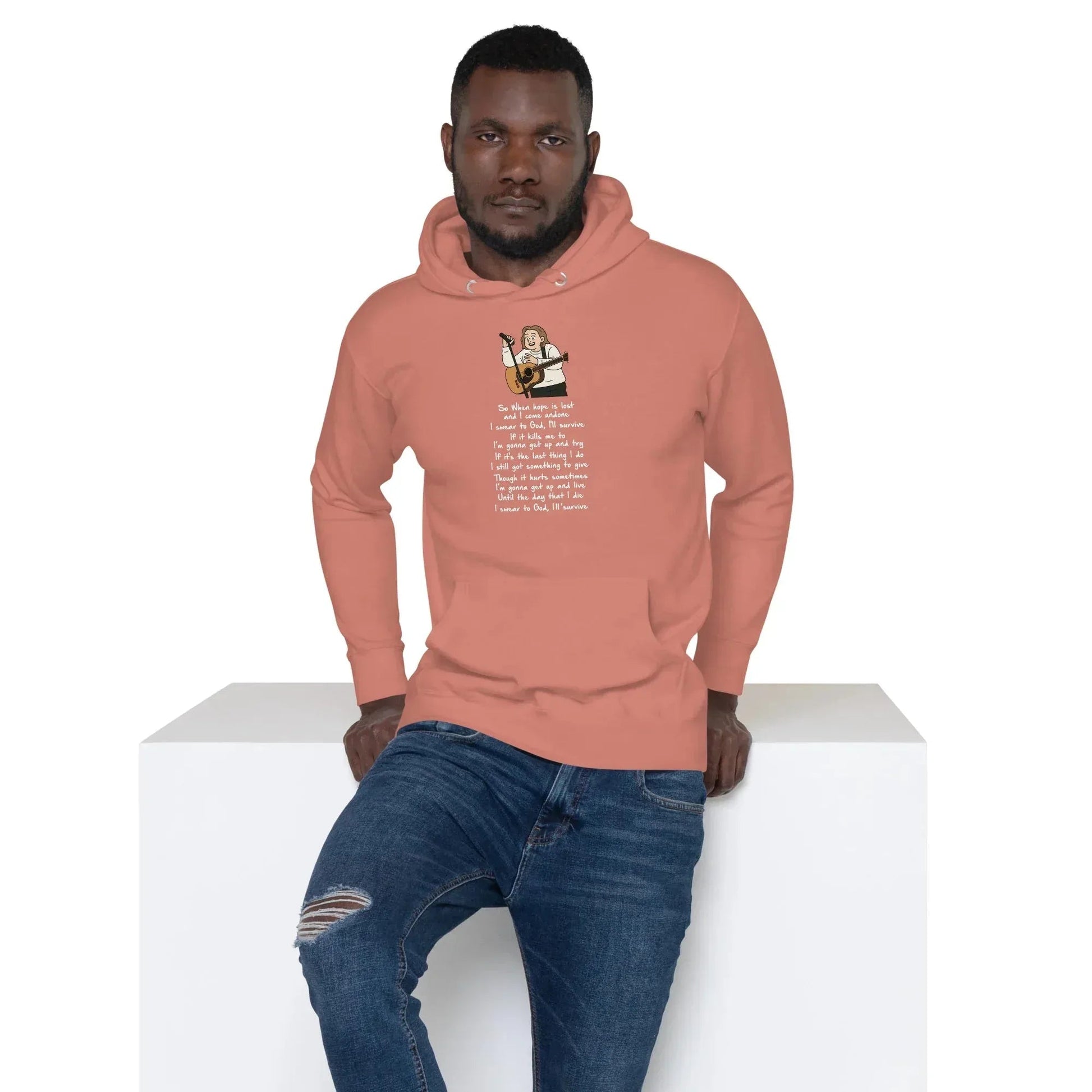 Lewis Capaldi Unisex Hoodie - Survive Lyrics | Fan Gift alcyone213k