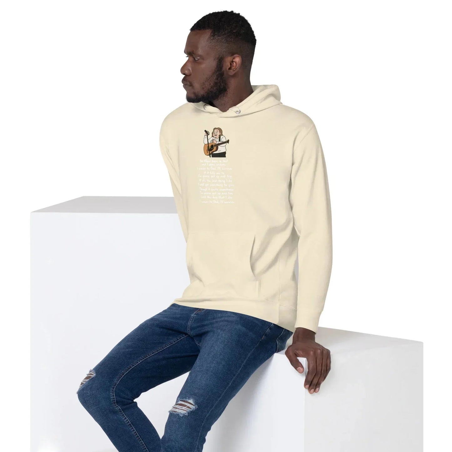 Lewis Capaldi Unisex Hoodie - Survive Lyrics | Fan Gift alcyone213k