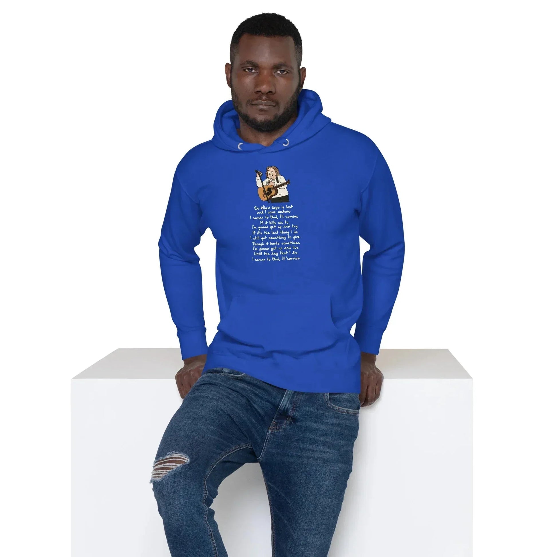 Lewis Capaldi Unisex Hoodie - Survive Lyrics | Fan Gift alcyone213k