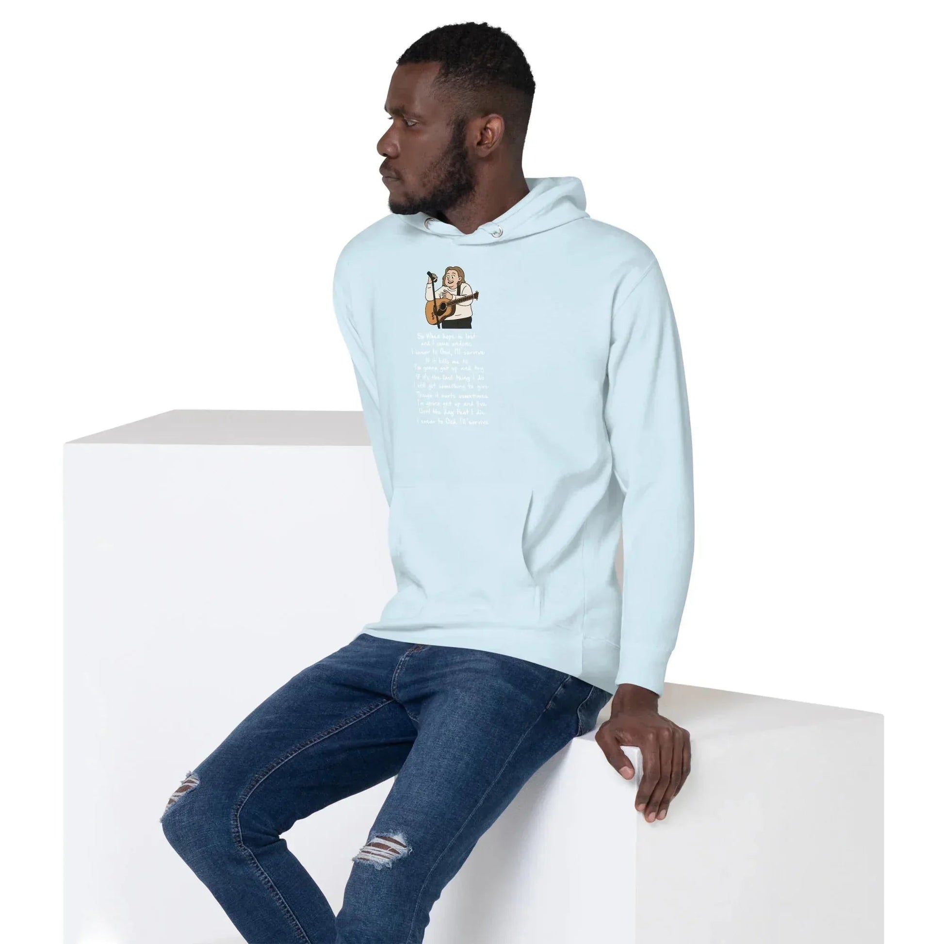 Lewis Capaldi Unisex Hoodie - Survive Lyrics | Fan Gift alcyone213k