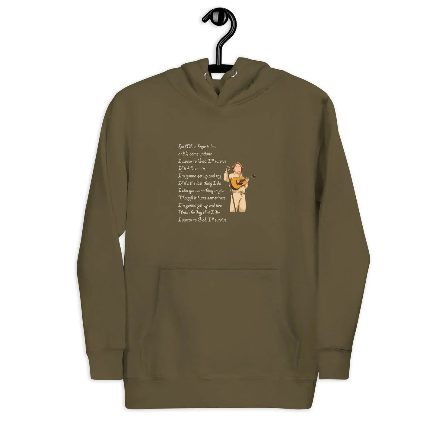Lewis Capaldi Unisex Hoodie - Survive Lyrics Fan Apparel alcyone213k