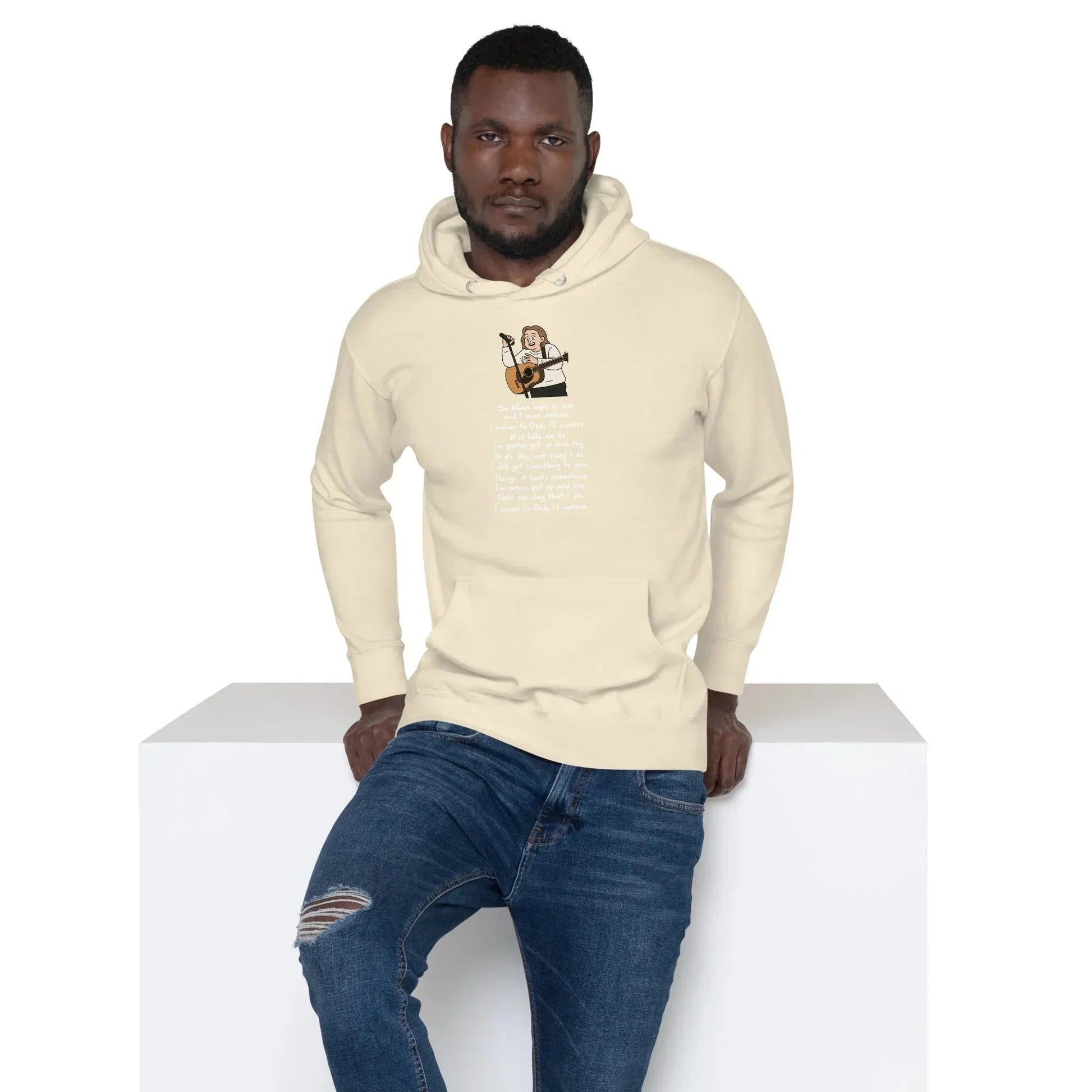 Lewis Capaldi Unisex Hoodie - Survive Lyrics | Fan Gift alcyone213k
