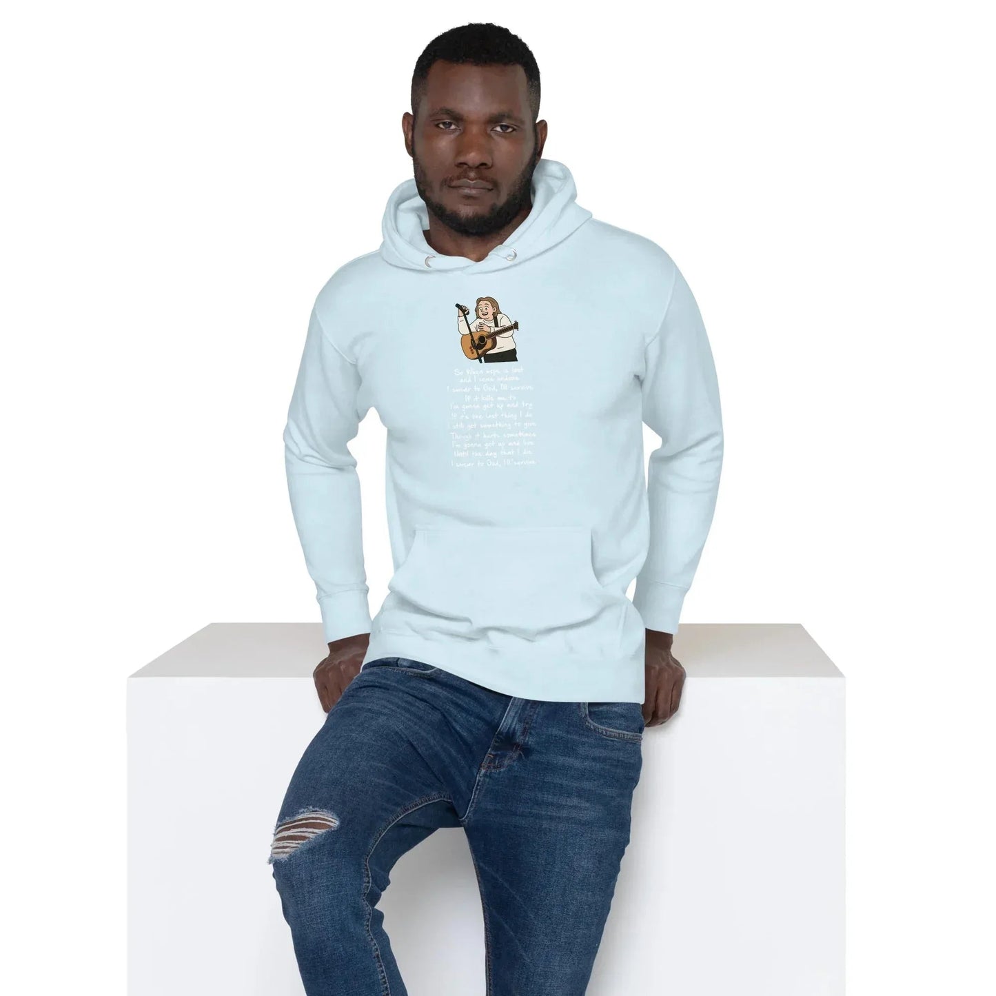 Lewis Capaldi Unisex Hoodie - Survive Lyrics | Fan Gift alcyone213k