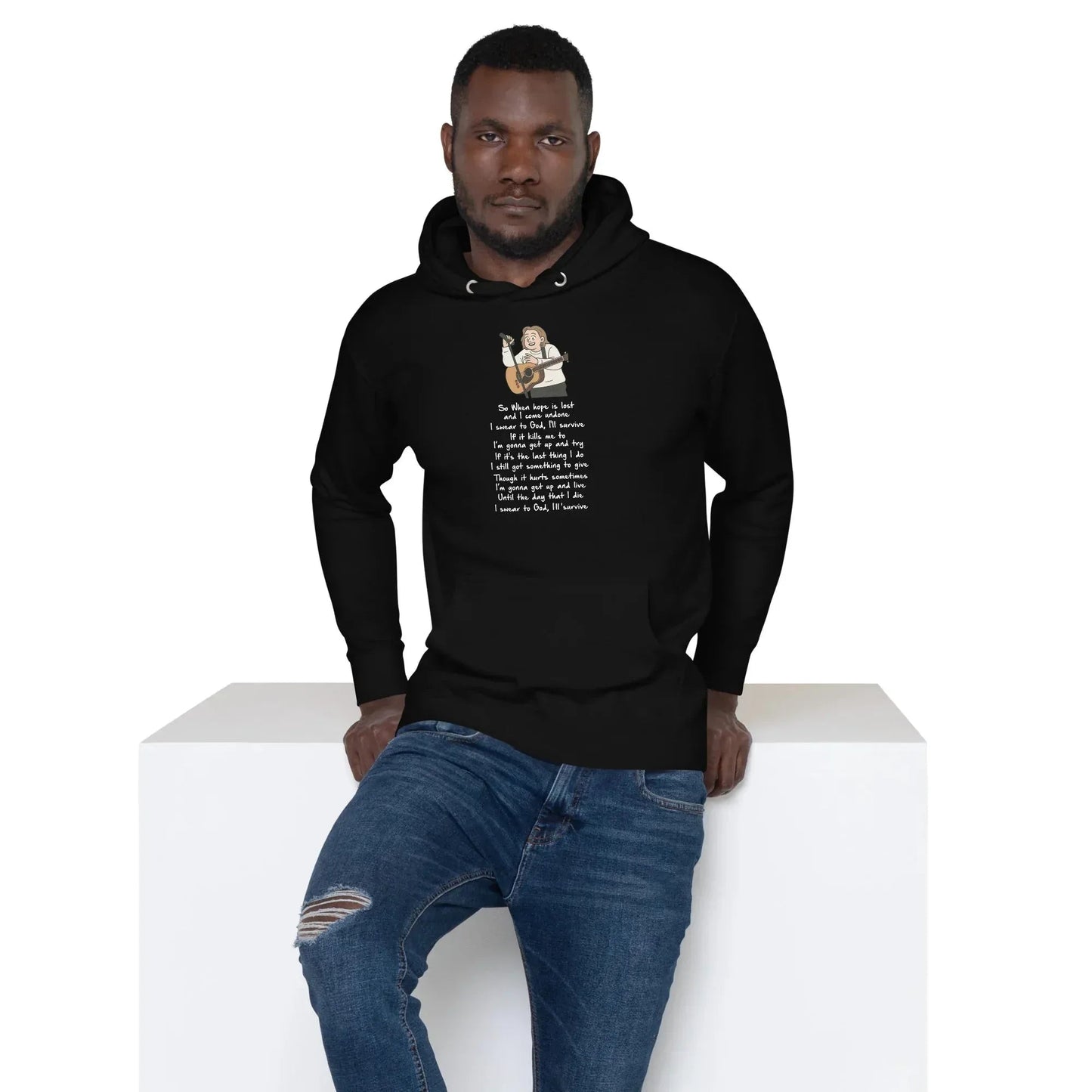 Lewis Capaldi Unisex Hoodie - Survive Lyrics | Fan Gift alcyone213k