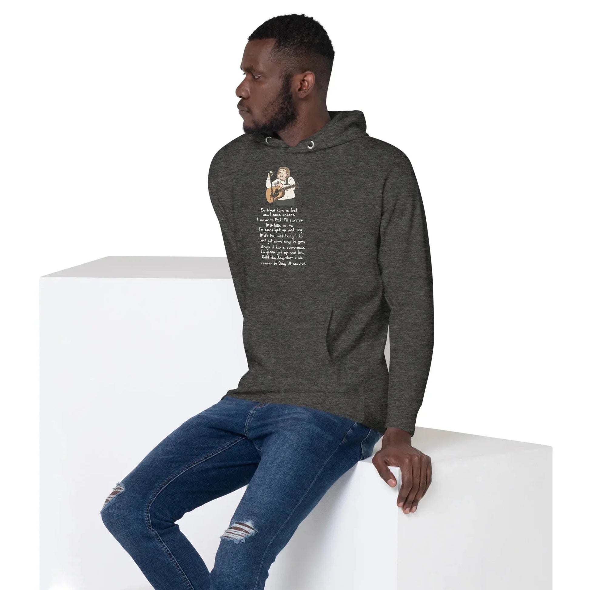 Lewis Capaldi Unisex Hoodie - Survive Lyrics | Fan Gift alcyone213k