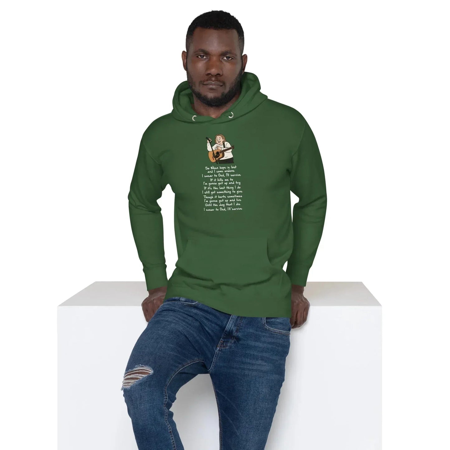 Lewis Capaldi Unisex Hoodie - Survive Lyrics | Fan Gift alcyone213k