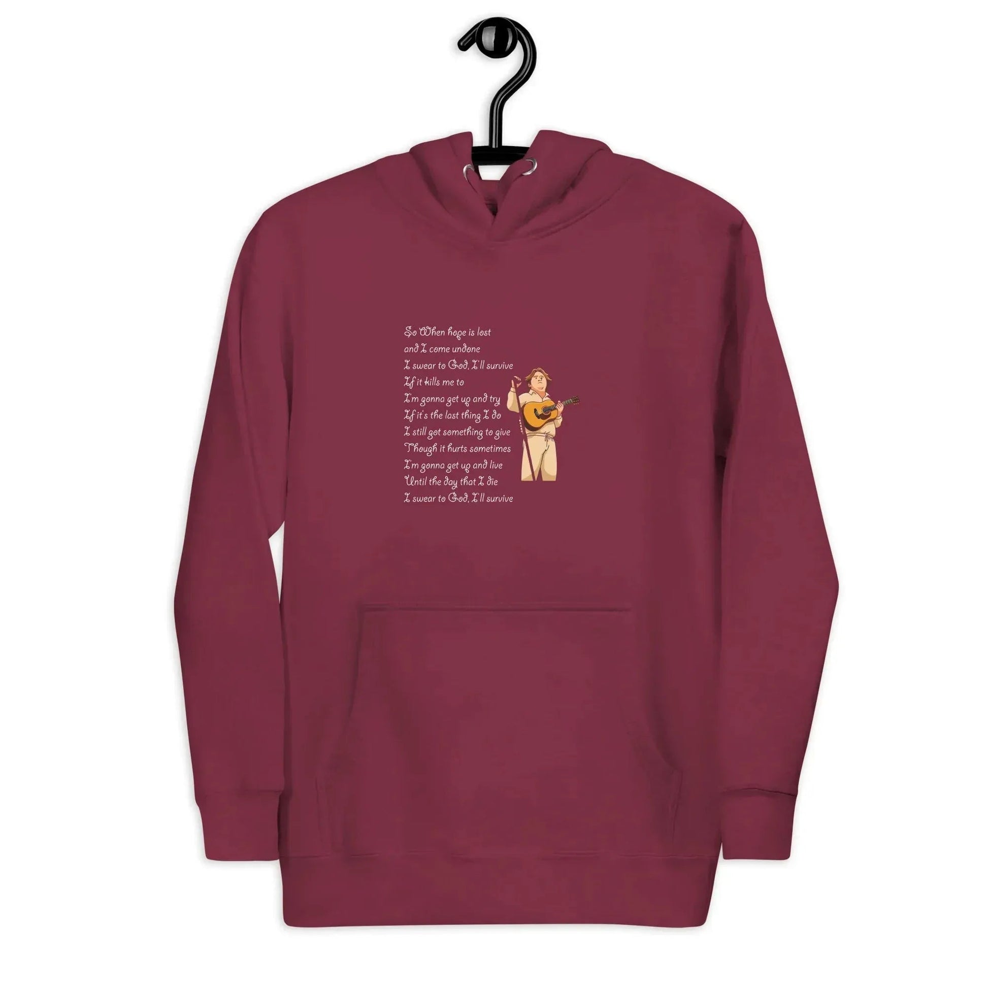 Lewis Capaldi Unisex Hoodie - Survive Lyrics Fan Apparel alcyone213k