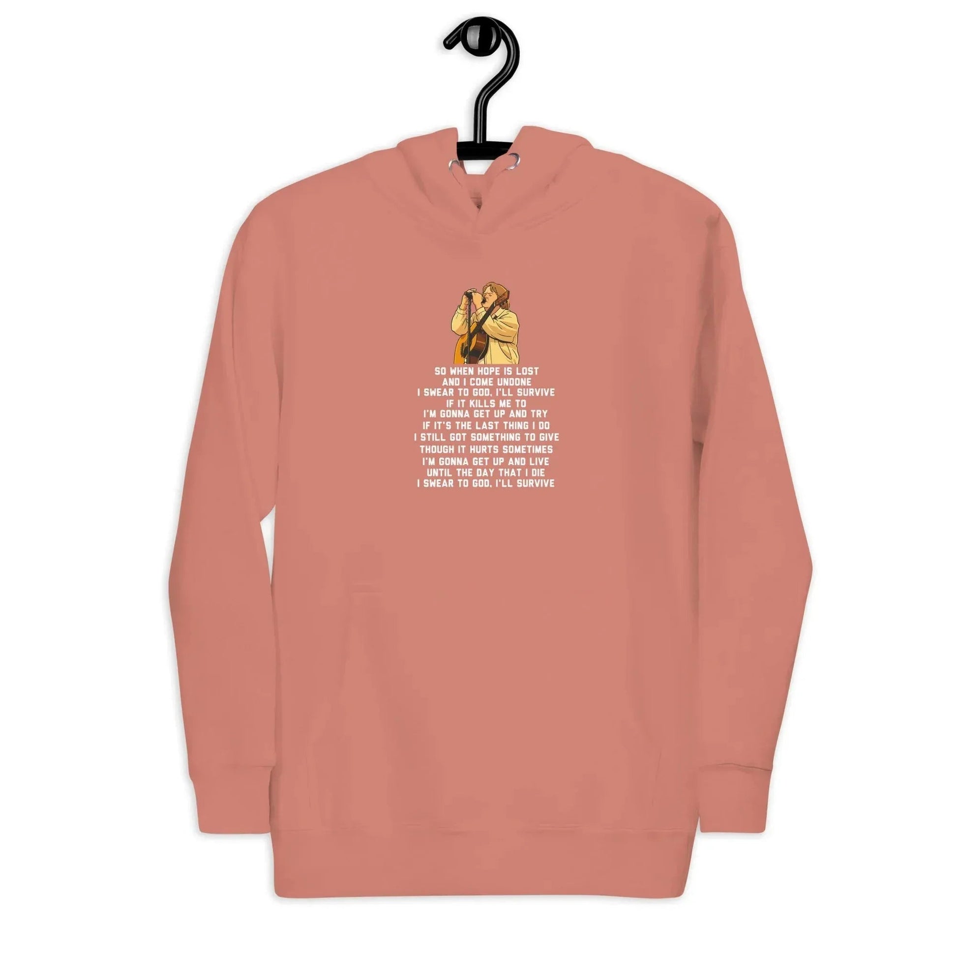 Lewis Capaldi Unisex Hoodie - "Survive" Lyrics Graphic Cotton Blend alcyone213k