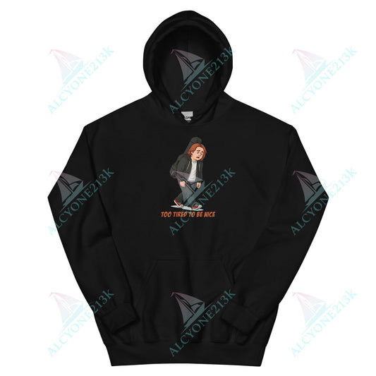 Lewis Capaldi Unisex Hoodie - To Tired To Be Nice - Funny Quotes alcyone213k