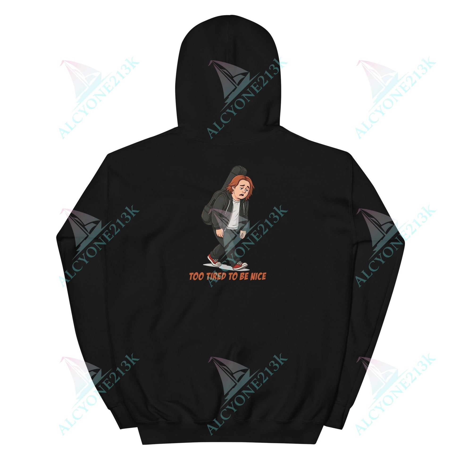 Lewis Capaldi Unisex Hoodie - To Tired To Be Nice - Funny Quotes alcyone213k