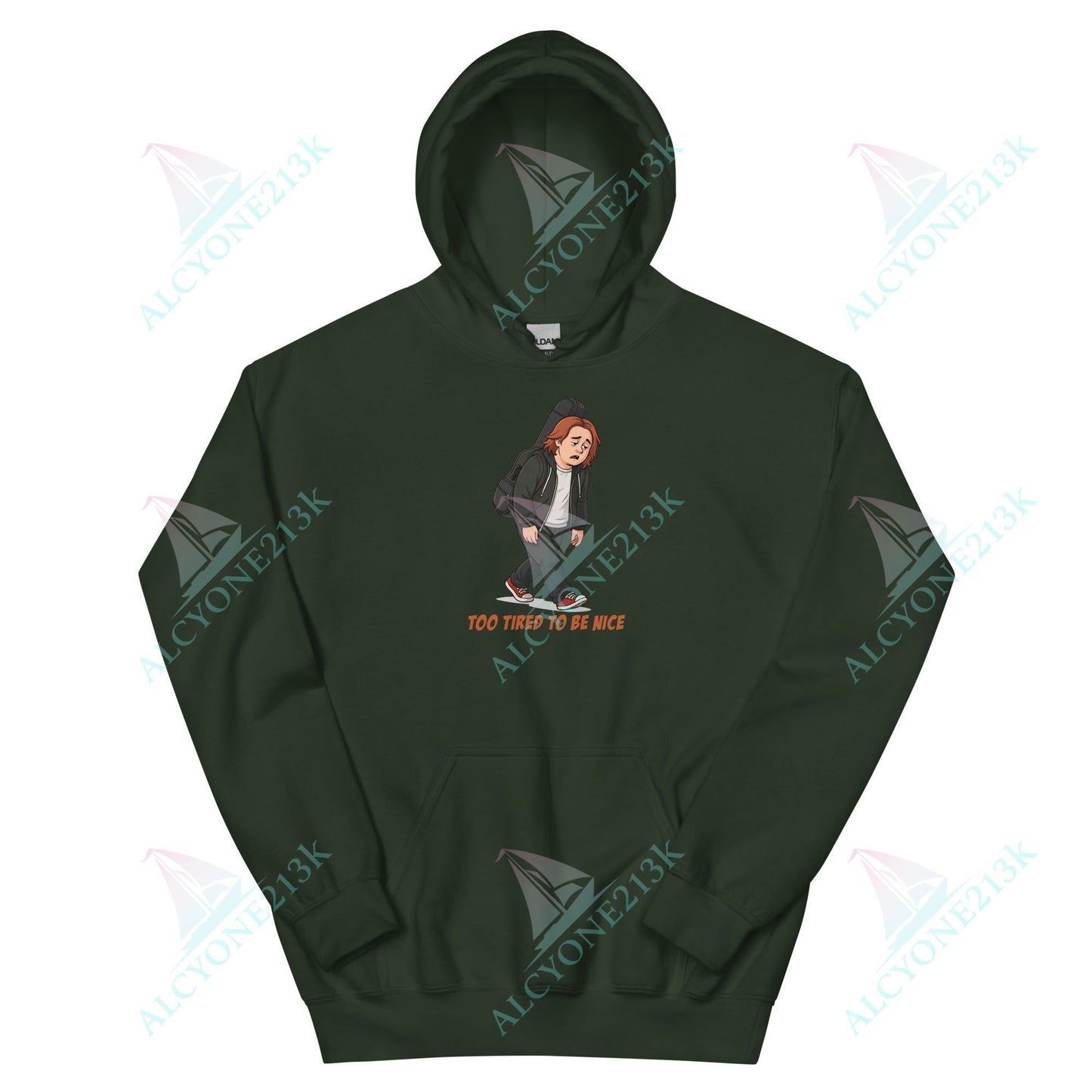 Lewis Capaldi Unisex Hoodie - To Tired To Be Nice - Funny Quotes alcyone213k