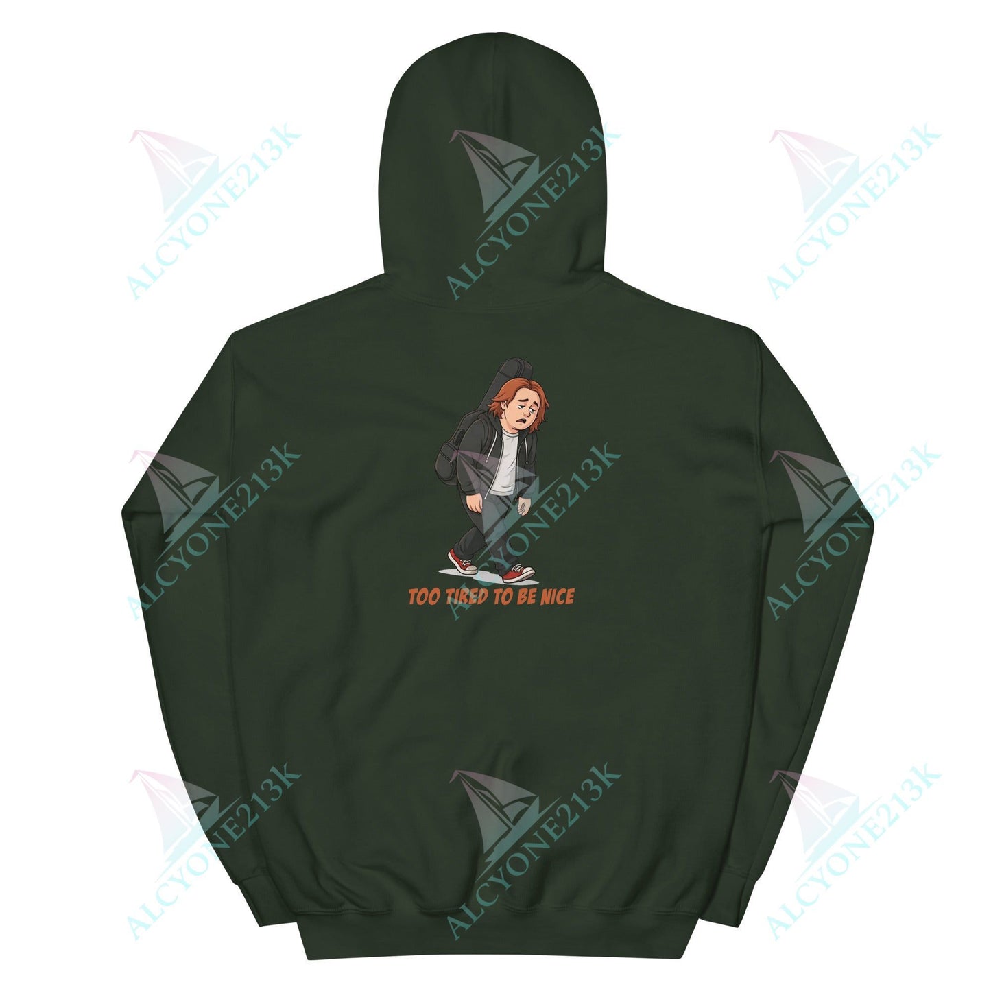 Lewis Capaldi Unisex Hoodie - To Tired To Be Nice - Funny Quotes alcyone213k