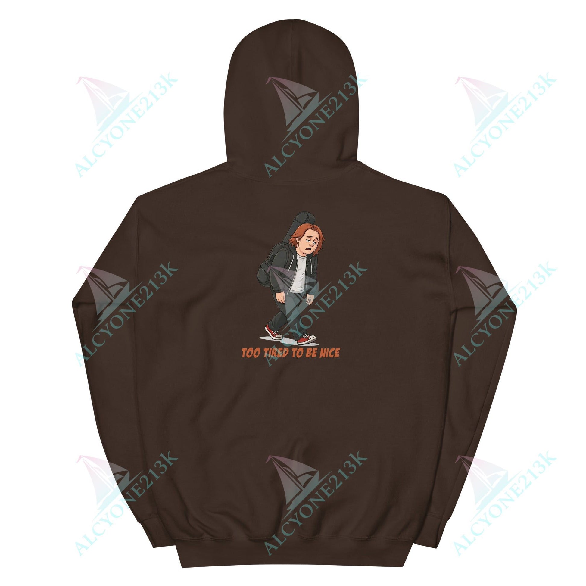 Lewis Capaldi Unisex Hoodie - To Tired To Be Nice - Funny Quotes alcyone213k