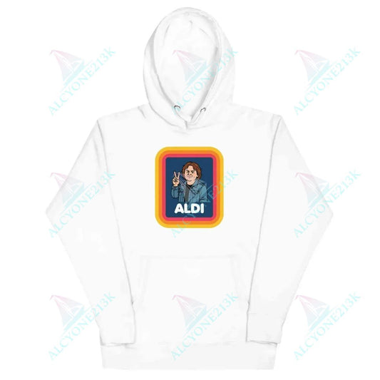 Lewis Capaldi Unisex Music Hoodie | Premium Cotton Blend, Retro Graphic, Kangaroo Pocket - Capaldi on a Aldi alcyone213k