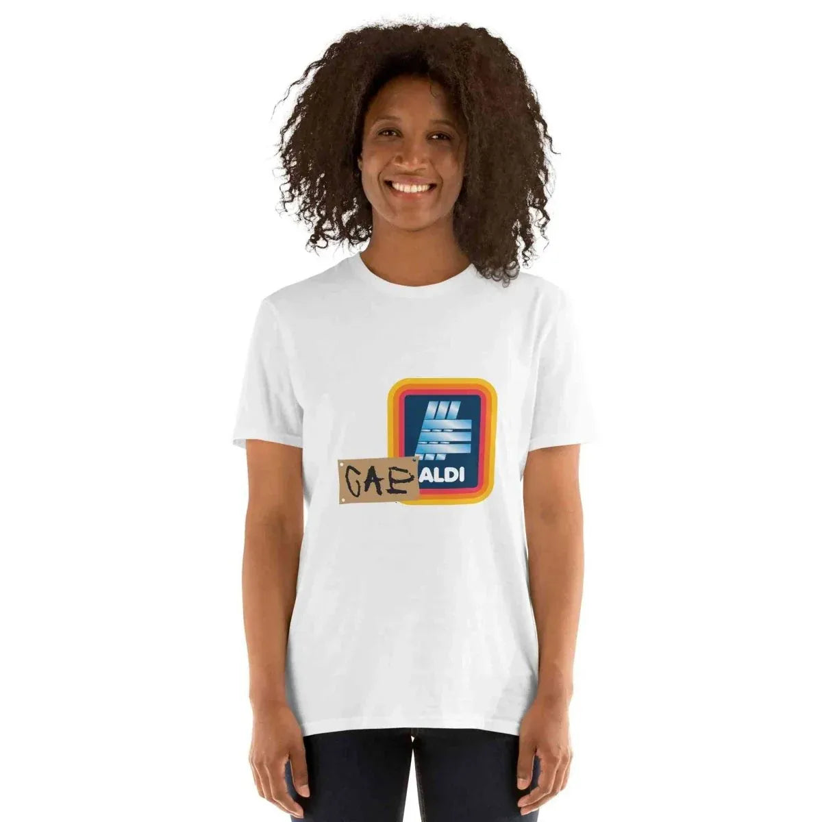 Lewis Capaldi Short Sleeve Unisex Tee - Funny Aldi Print alcyone213k