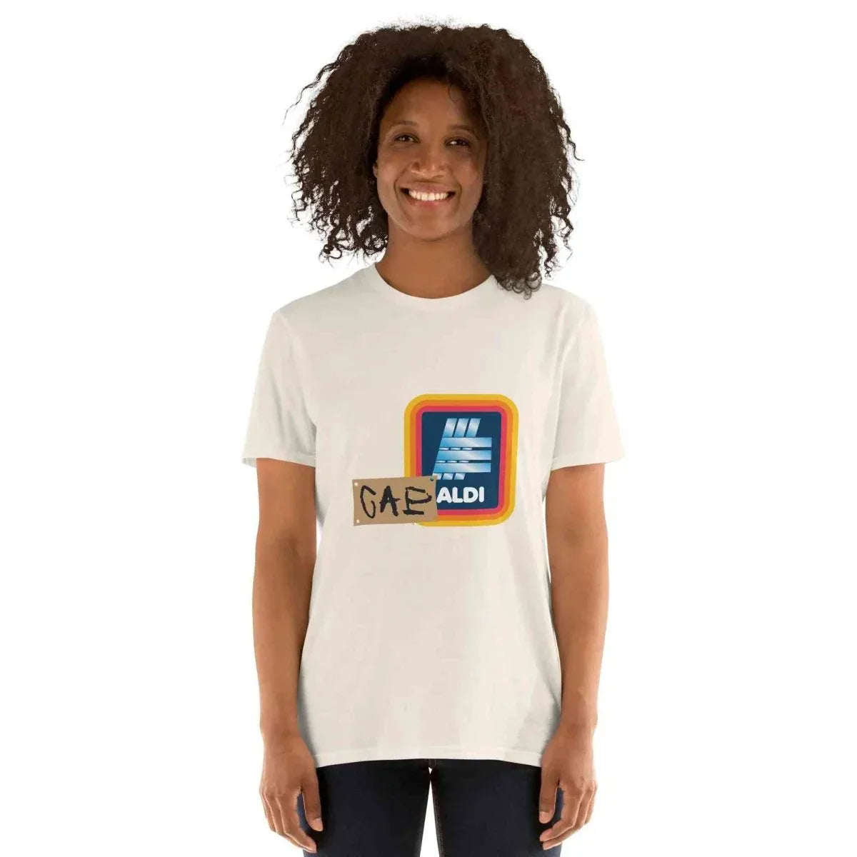 Lewis Capaldi Short Sleeve Unisex Tee - Funny Aldi Print alcyone213k
