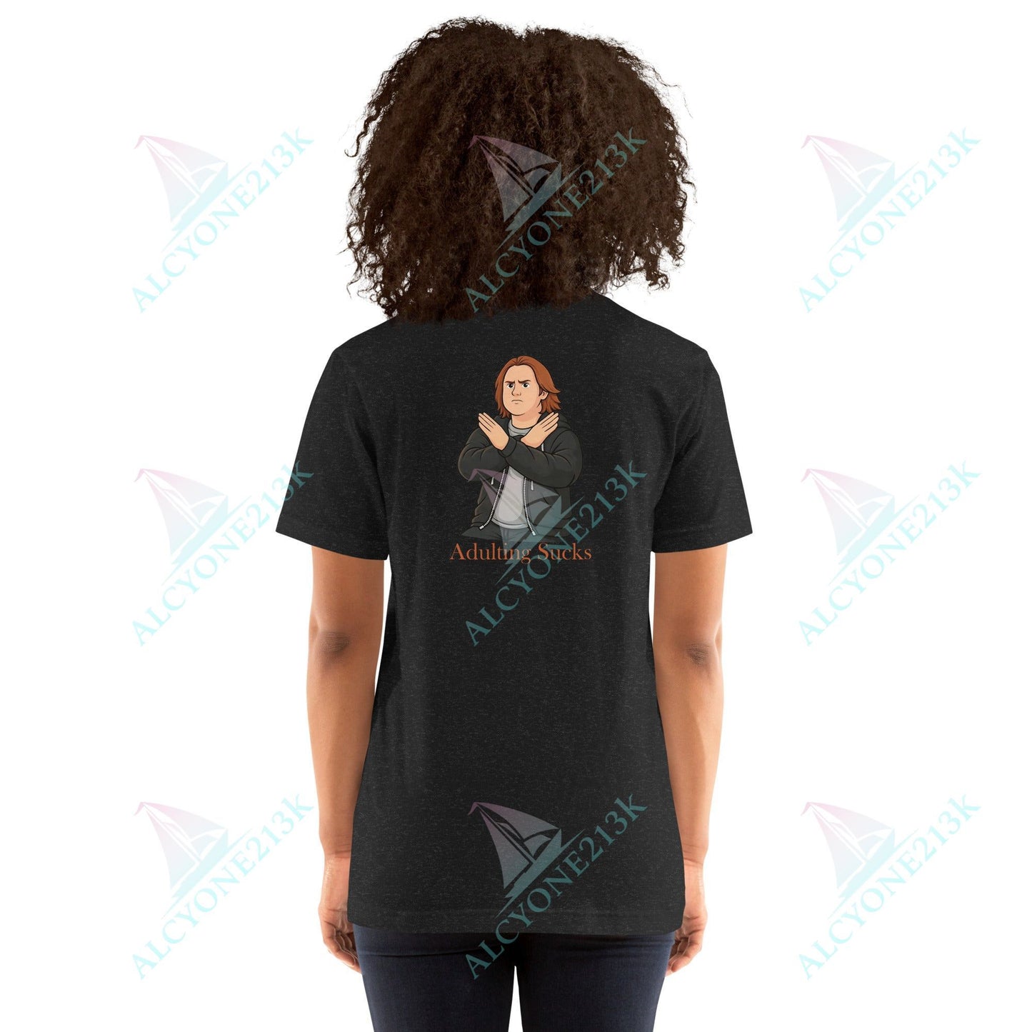 Lewis Capaldi Unisex T-Shirt - Adulting Sucks - Funny Quotes alcyone213k