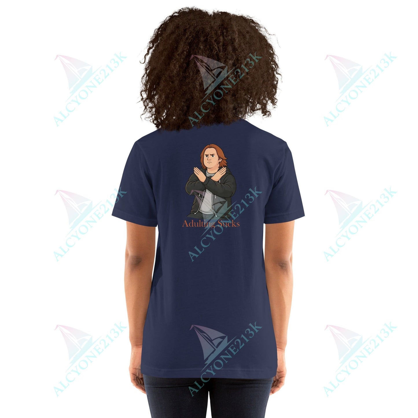 Lewis Capaldi Unisex T-Shirt - Adulting Sucks - Funny Quotes alcyone213k